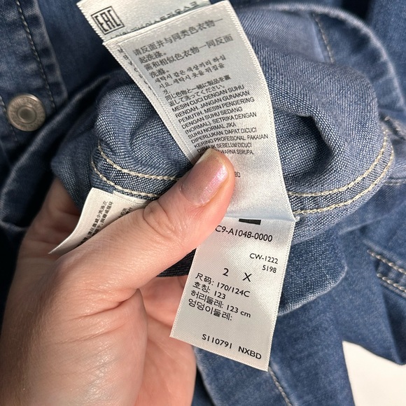 Leviβs Plus Size Denim Dress Snap Up NWT Size 2X - Picture 9 of 14